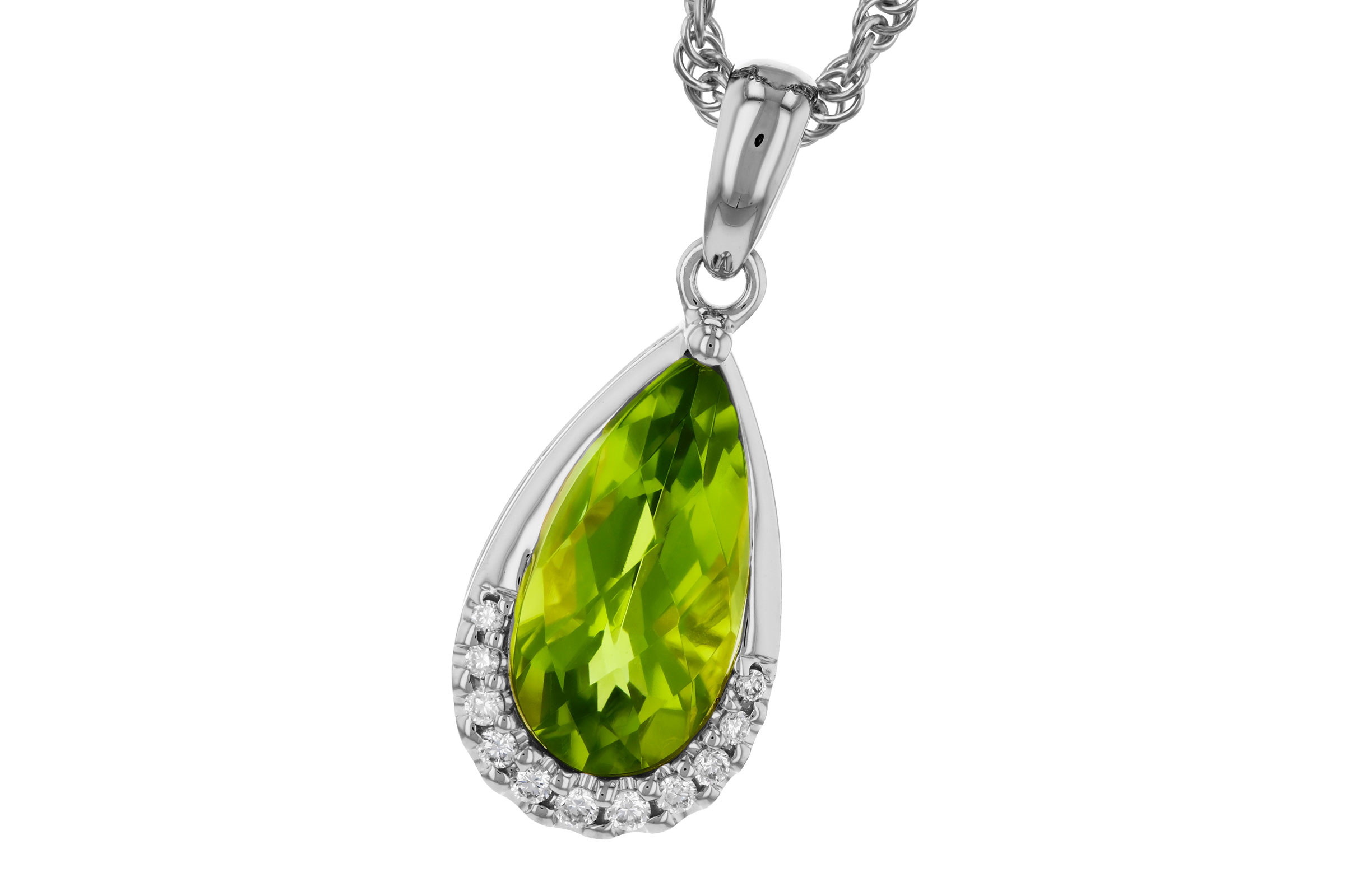 M285-02648: NECK 1.94 PERIDOT 2.00 TGW (12x6MM PS)