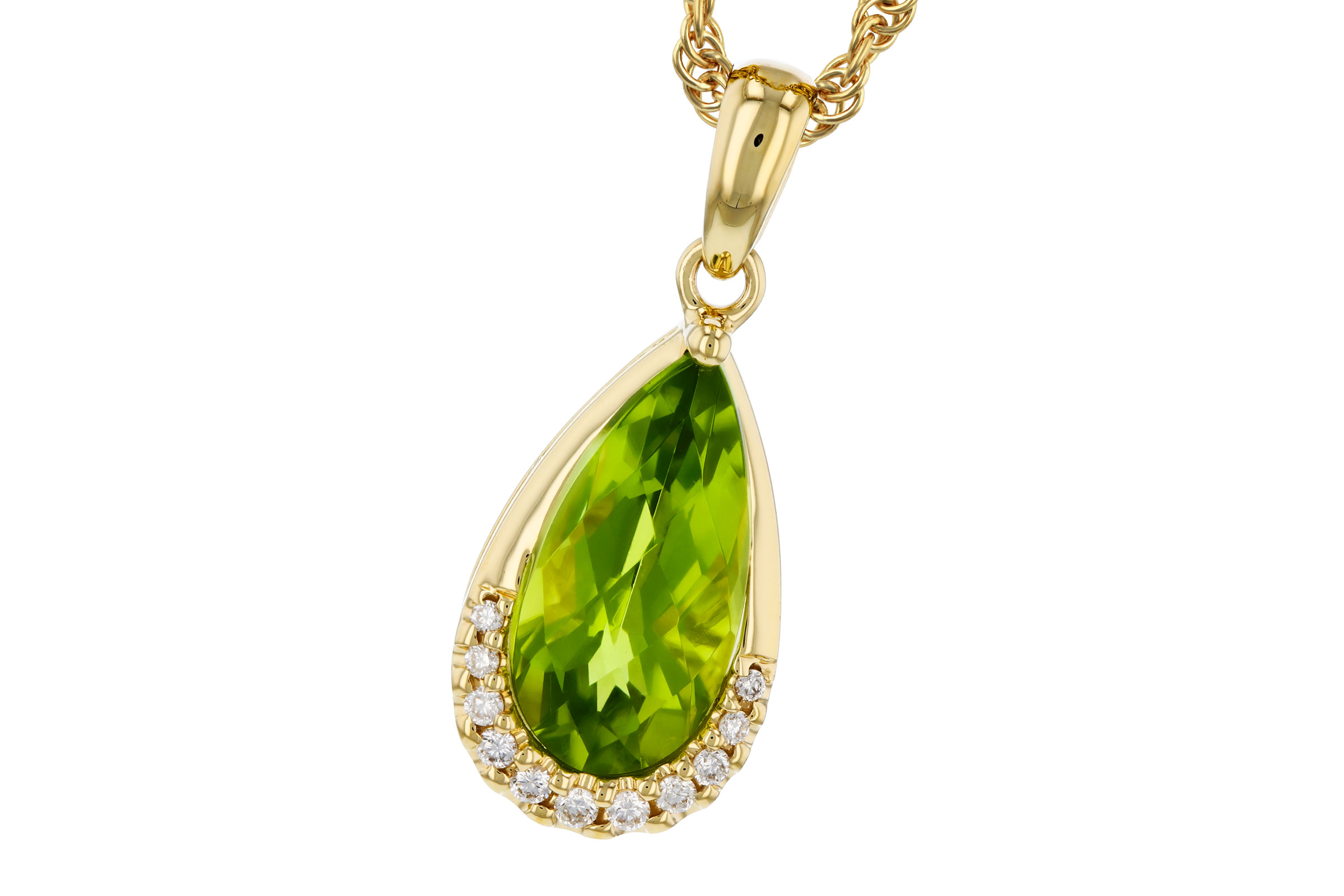 M285-02648: NECK 1.94 PERIDOT 2.00 TGW (12x6MM PS)