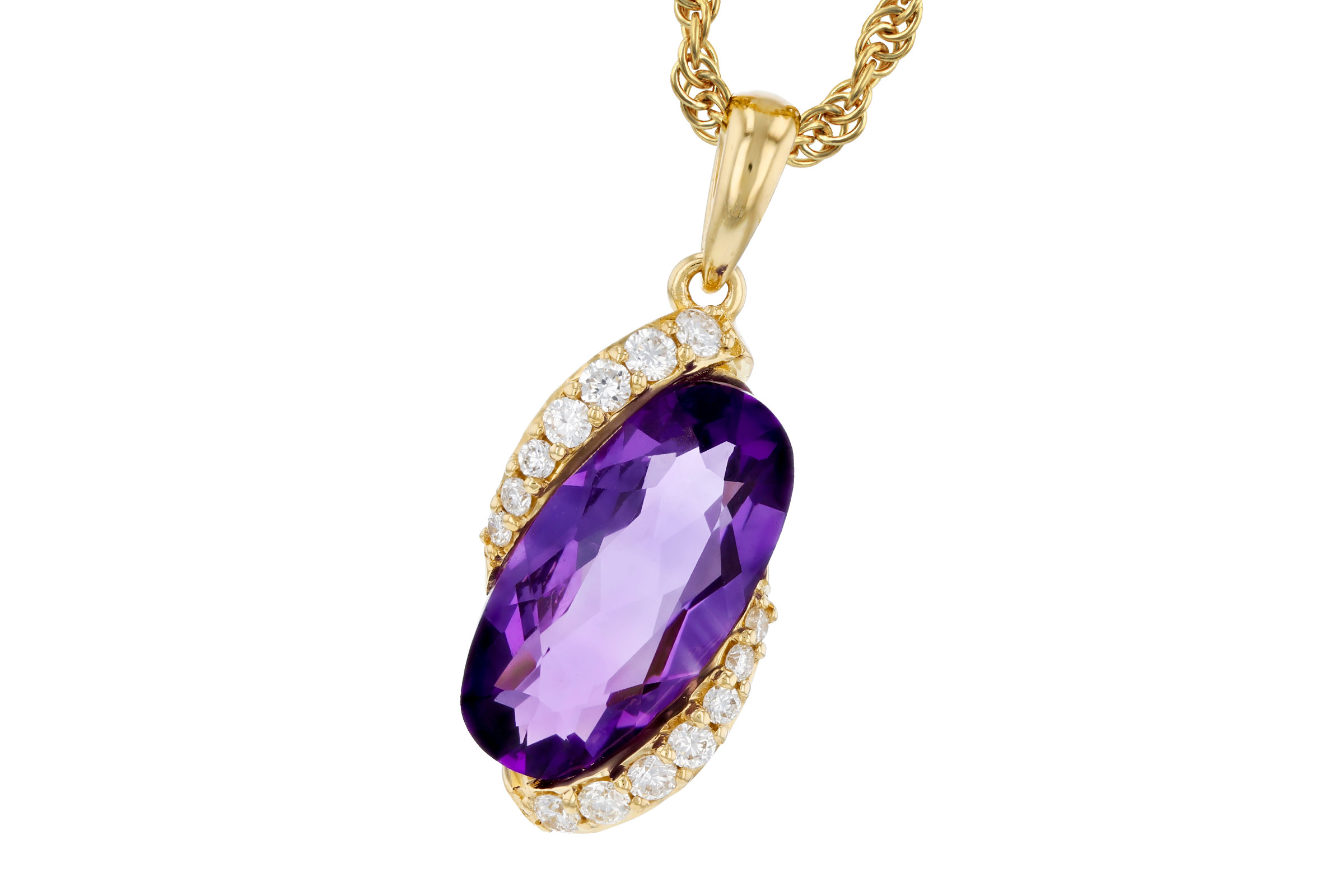 M285-02675: NECK 1.72 AMETHYST 1.84 TGW (12x6MM AMY)